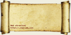 Janko Gašpar vizit kartica